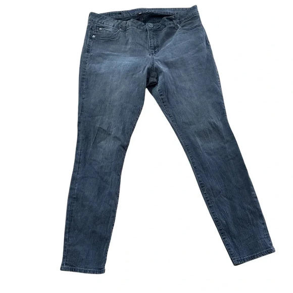 Kut from the Kloth VIV Toothpick Skinny Women’s Gray Ankle Jeans Size 16W NWOT - Picture 1 of 9